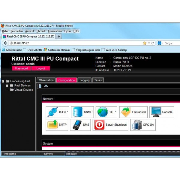 DK 7857421 Server shutdown software for CMC III