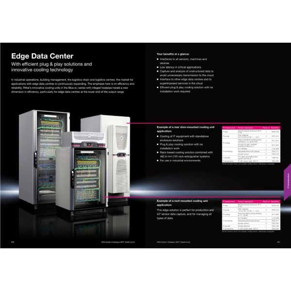 Edge Data Center With effi cient plug & play solutions and innovative cooling technology